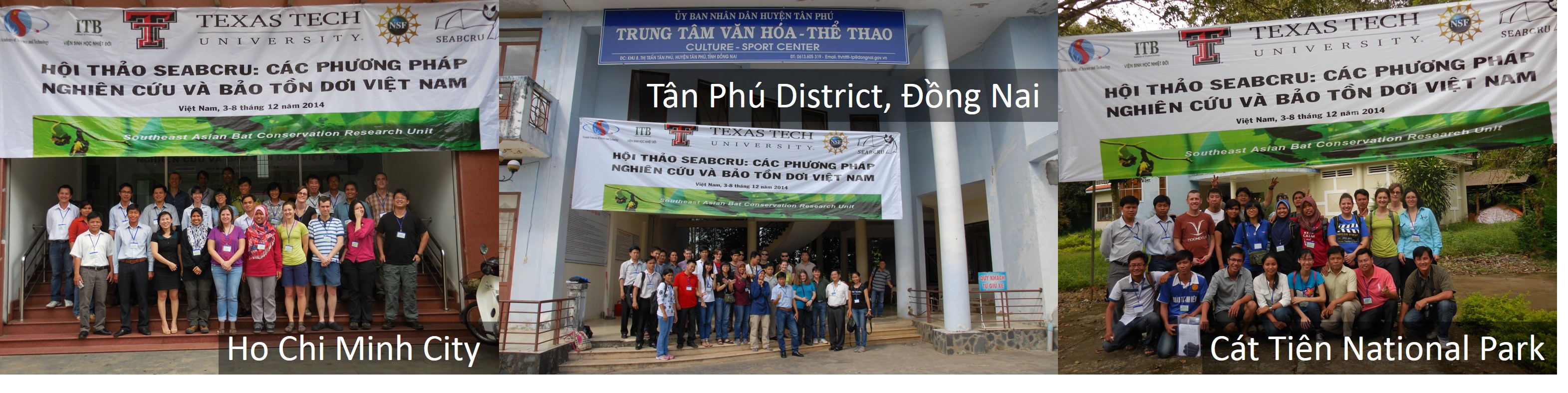 The Vietnam Bat Research Roadshow!! Ho Chi Minh City, Tan Phu District, Cat Tien National Park